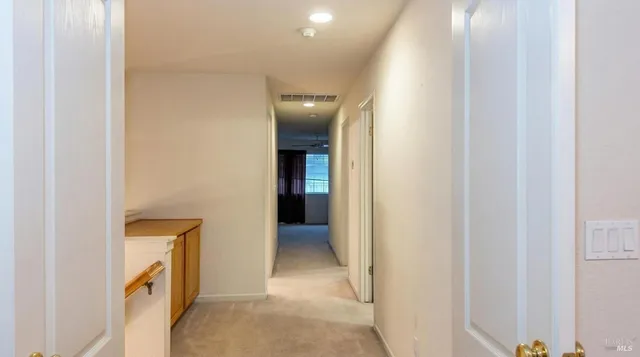 a view of an empty room