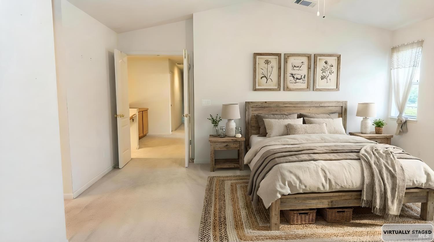 4124 Singletree Way Fairfield, CA 94533 - Photo 27 of 43 a bedroom with a bed and a painting