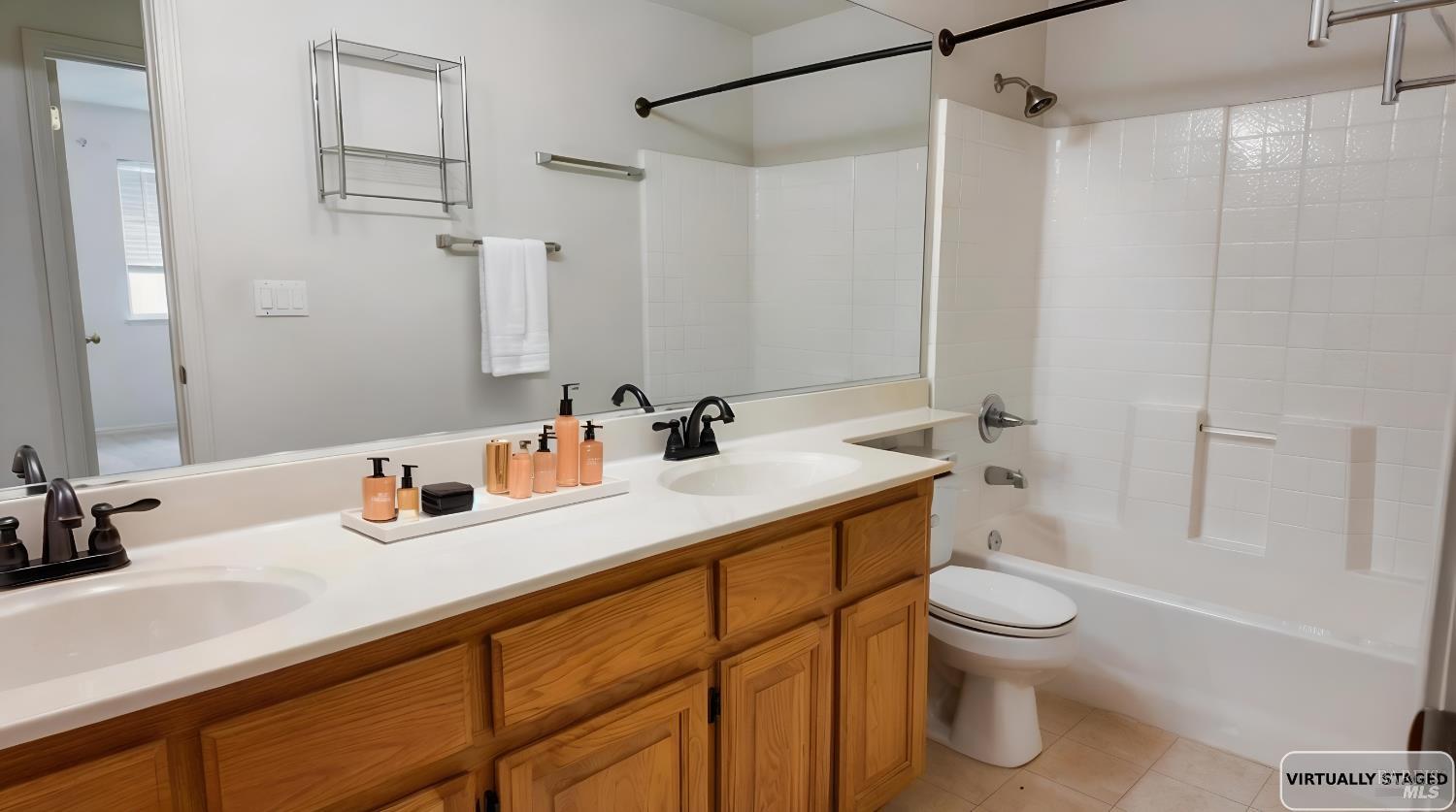 4124 Singletree Way Fairfield, CA 94533 - Photo 38 of 43 a bathroom with a sink toilet and shower