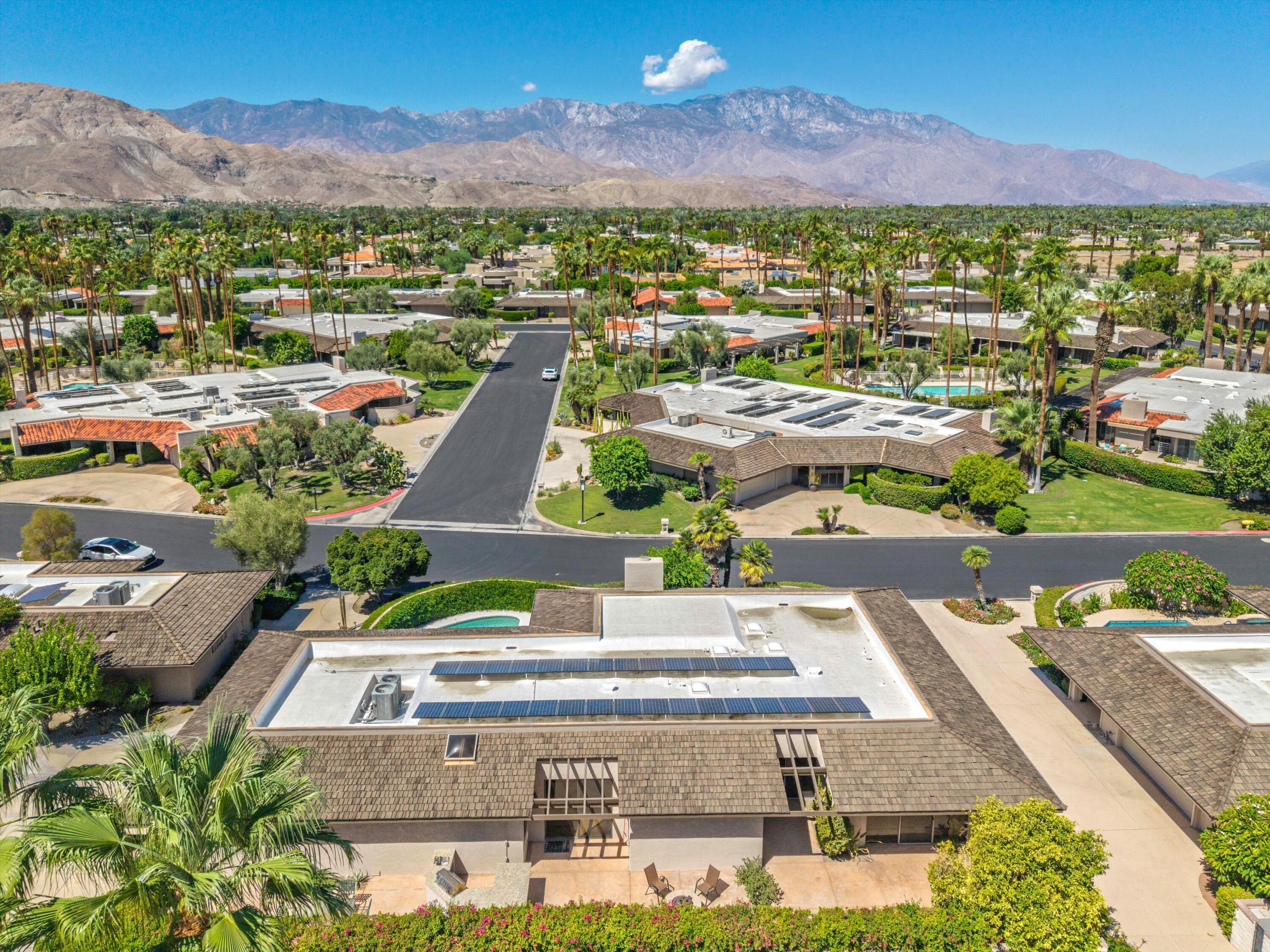 62 Dartmouth Drive Rancho Mirage, CA 92270 - Photo 3 of 46 an aerial view of residential houses with outdoor space and river