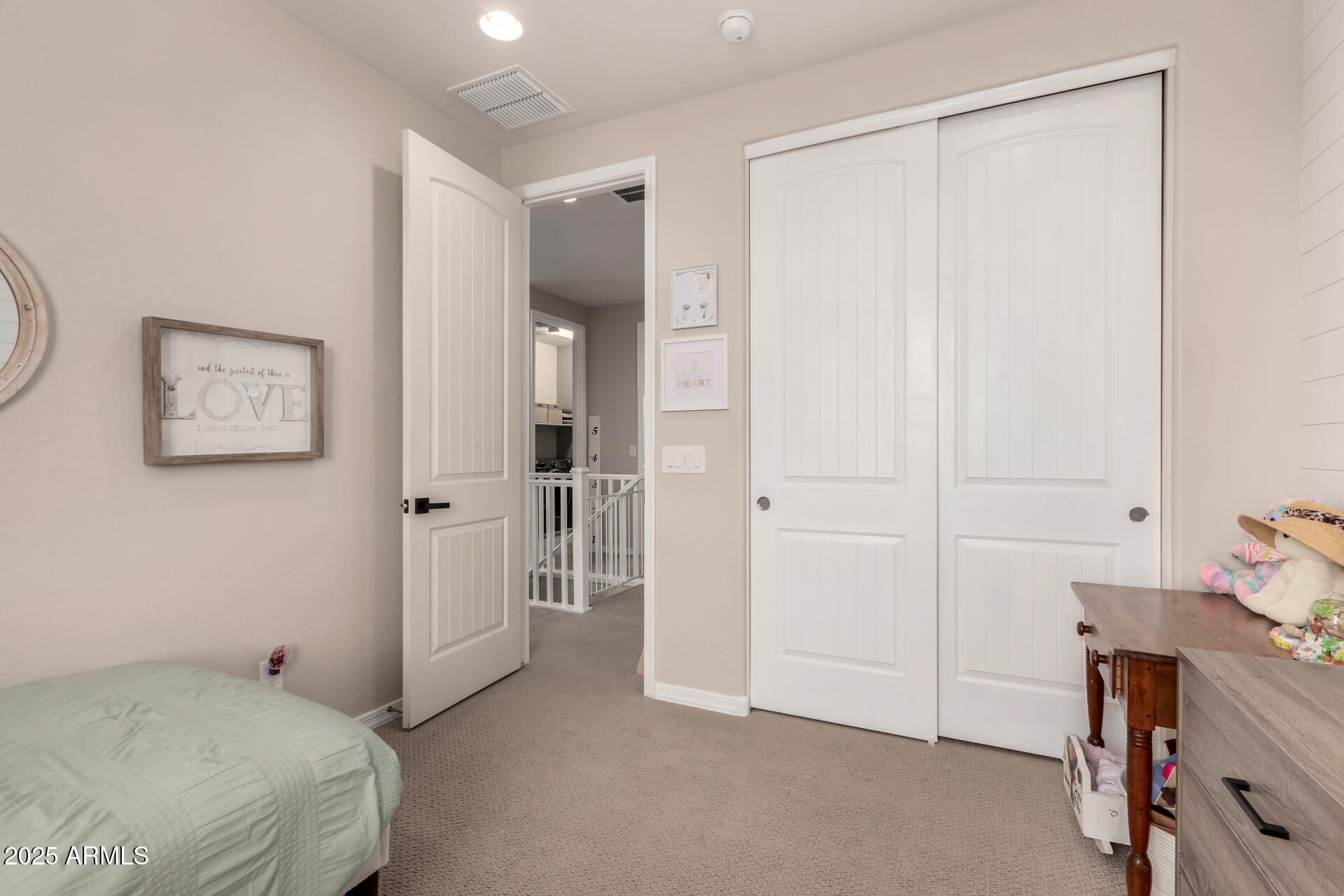 5418 South Vincent Mesa, AZ 85212 - Photo 27 of 38 a bedroom with a bed and hallway