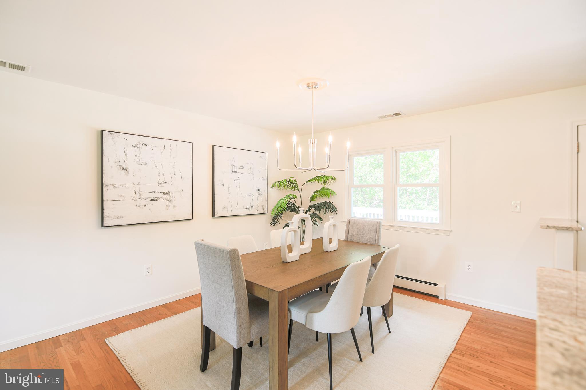 7200 Popkins Farm Road Alexandria, VA 22306 - Photo 13 of 70 New Lighting in Dining Room