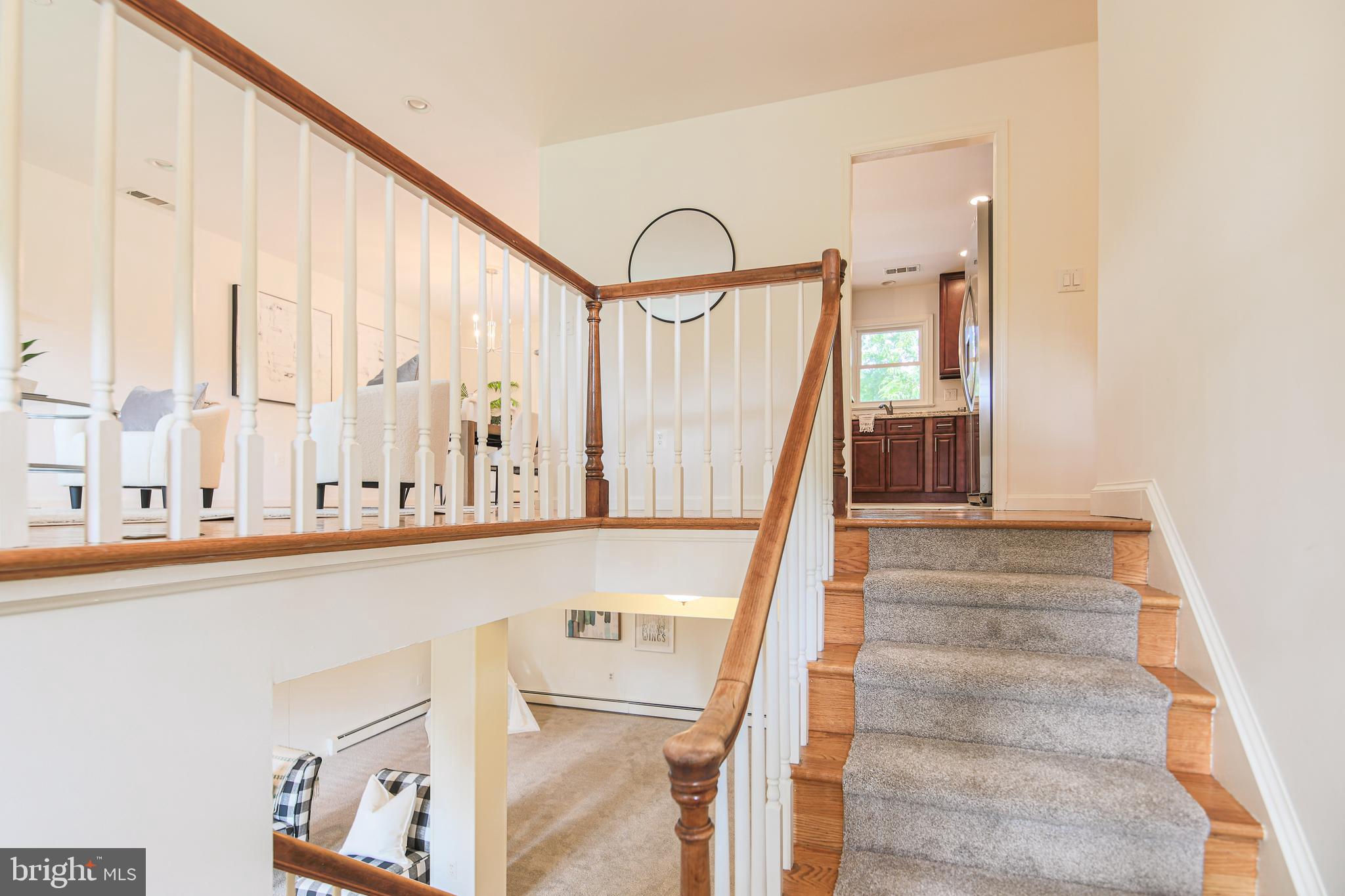 7200 Popkins Farm Road Alexandria, VA 22306 - Photo 45 of 70 Heading Downstairs to Lower Level