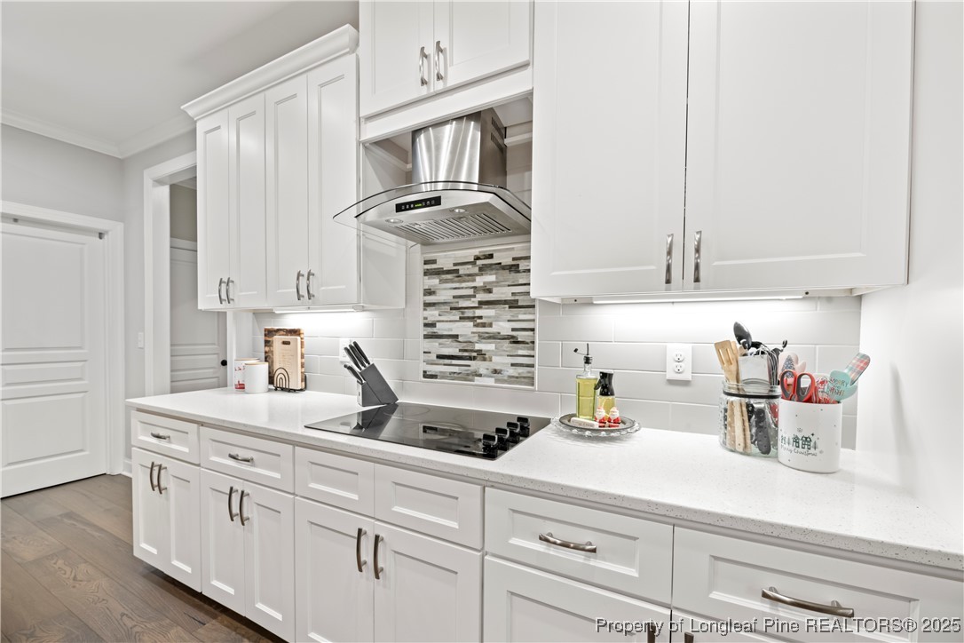 46 Brookhill Court Spring Lake, NC 28390 - Photo 18 of 50 a kitchen with cabinets and appliances