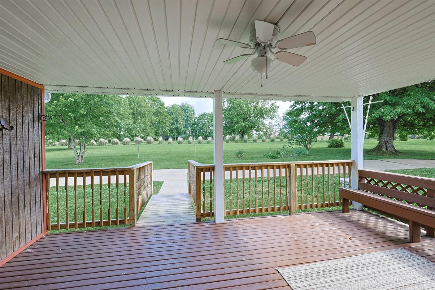 4617 Graybill Road Georgetown, OH 45121 - Photo 37 of 58 This Extra Large, Covered Rear Porch Offers Space For Fun Gatherings and Relaxing. This Is A Fantastic Back Porch!
