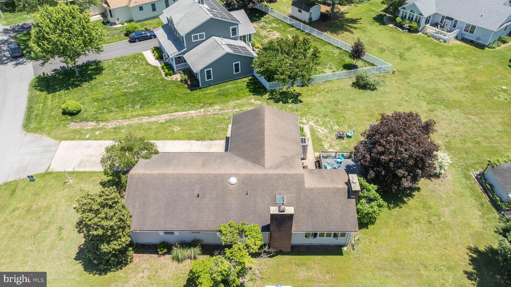 521 Harbor Road Ocean View, DE 19970 - Photo 34 of 46 an aerial view of a house with yard swimming pool and outdoor seating