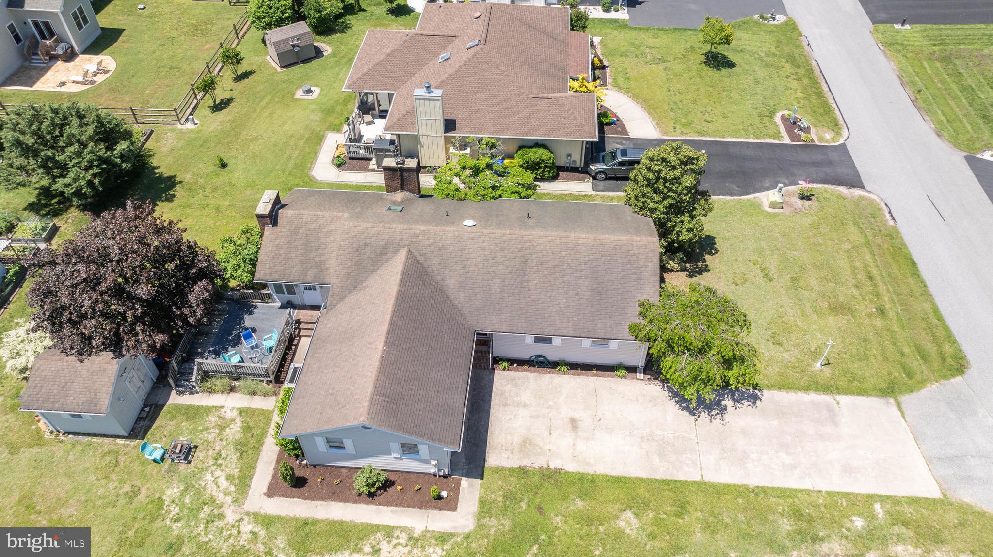 521 Harbor Road Ocean View, DE 19970 - Photo 36 of 46 an aerial view of a house with a swimming pool