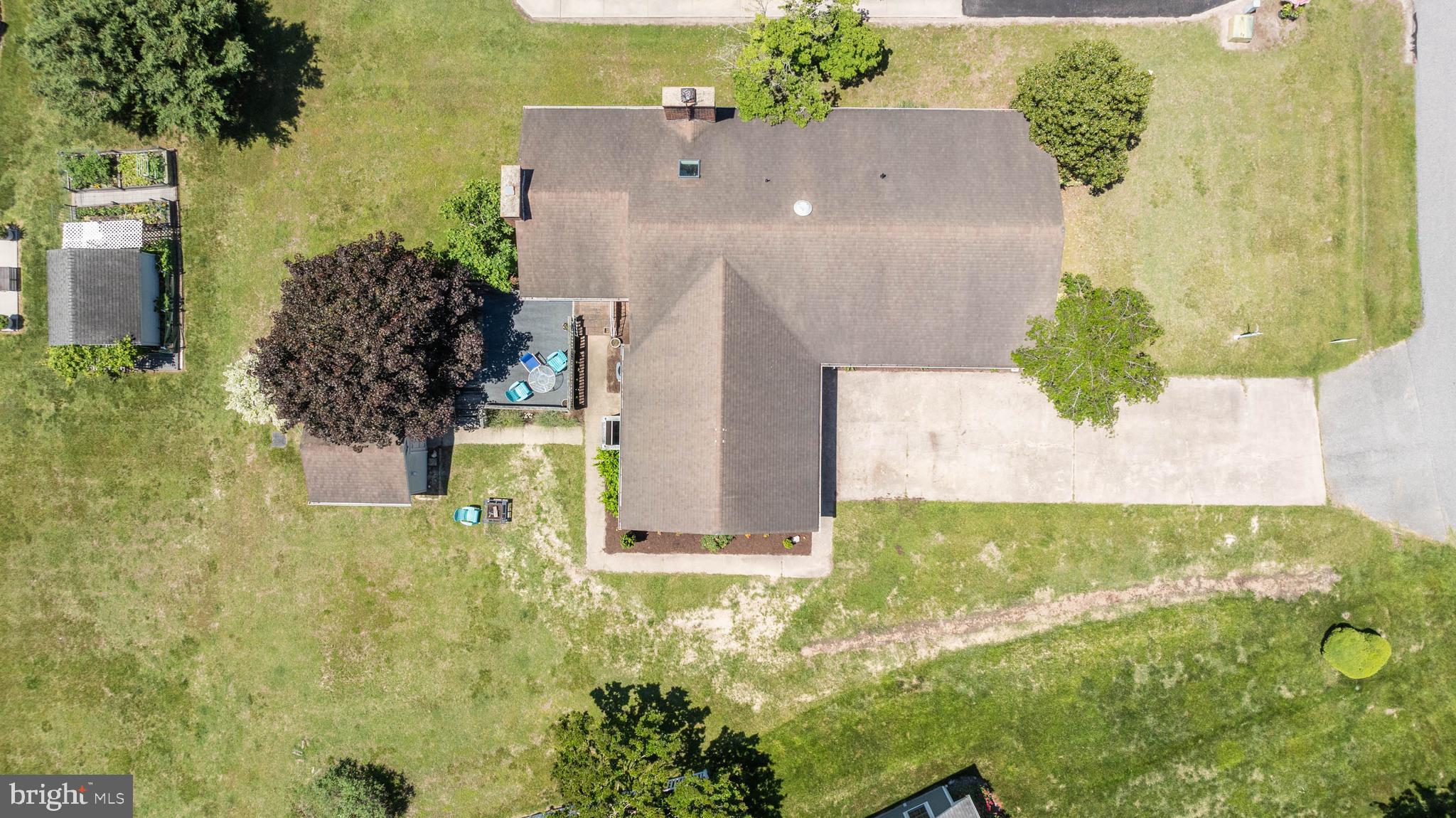521 Harbor Road Ocean View, DE 19970 - Photo 37 of 46 an aerial view of a house with a yard
