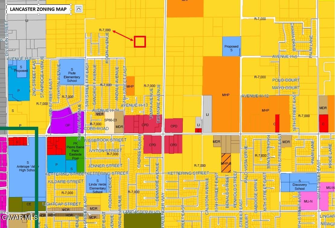 8th St And Avenue East Lancaster, CA 93535 - Photo 4 of 5 a view of bathroom