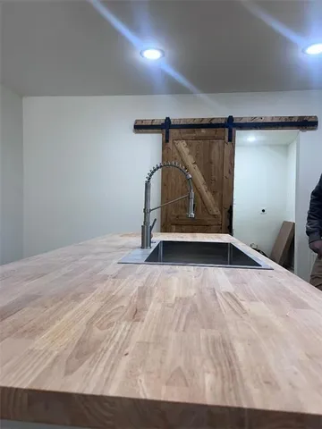 a view of an empty room