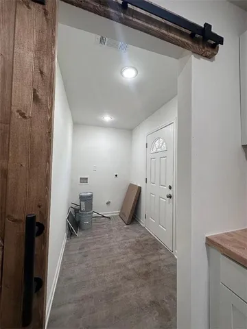 a view of empty room