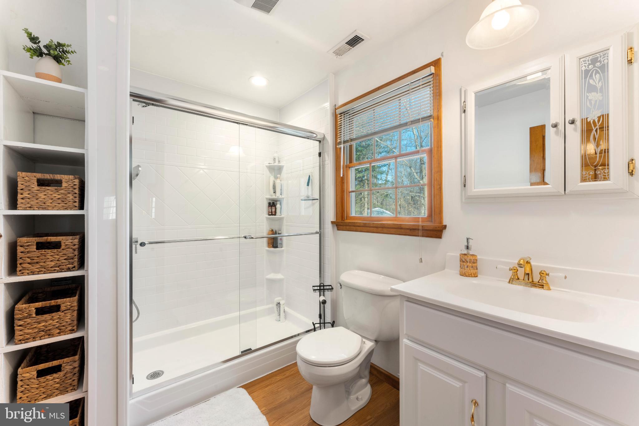 1596 River Road New Hope, PA 18938 - Photo 25 of 36 Bright and modern bathroom oasis.