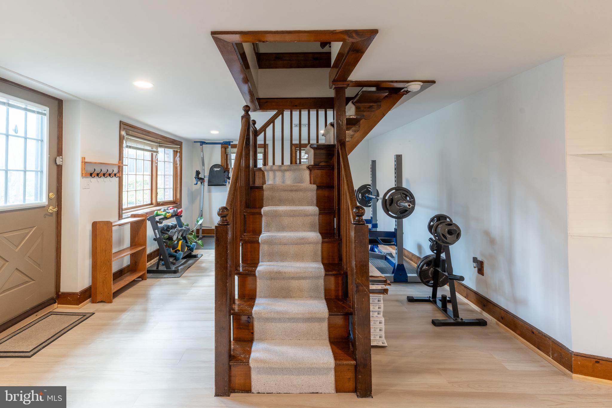 1596 River Road New Hope, PA 18938 - Photo 32 of 39 a view of entryway with livingroom and hardwood floor
