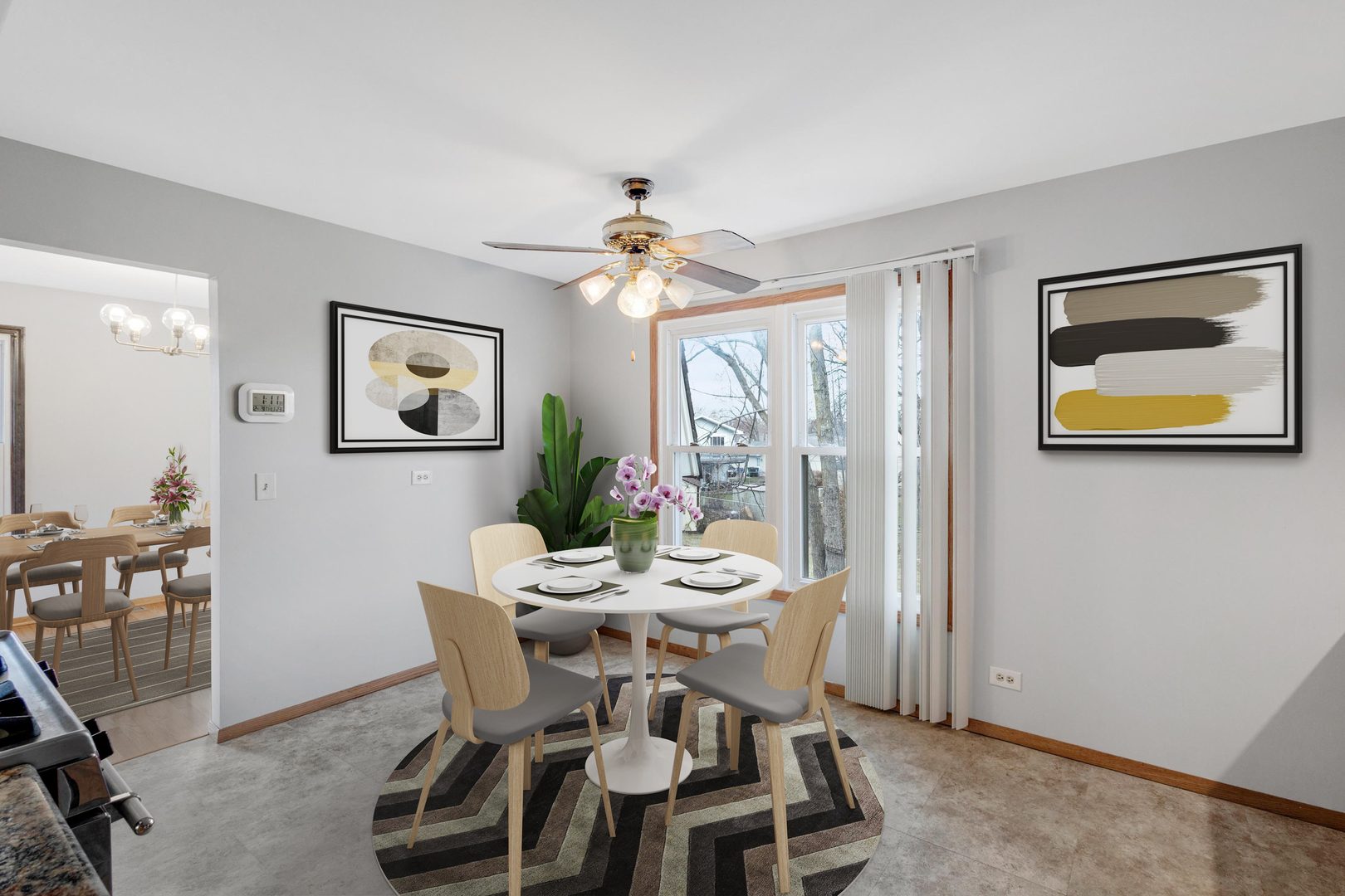 218 Downing Drive Bloomingdale, IL 60108 - Photo 5 of 16 a dining room with furniture and window