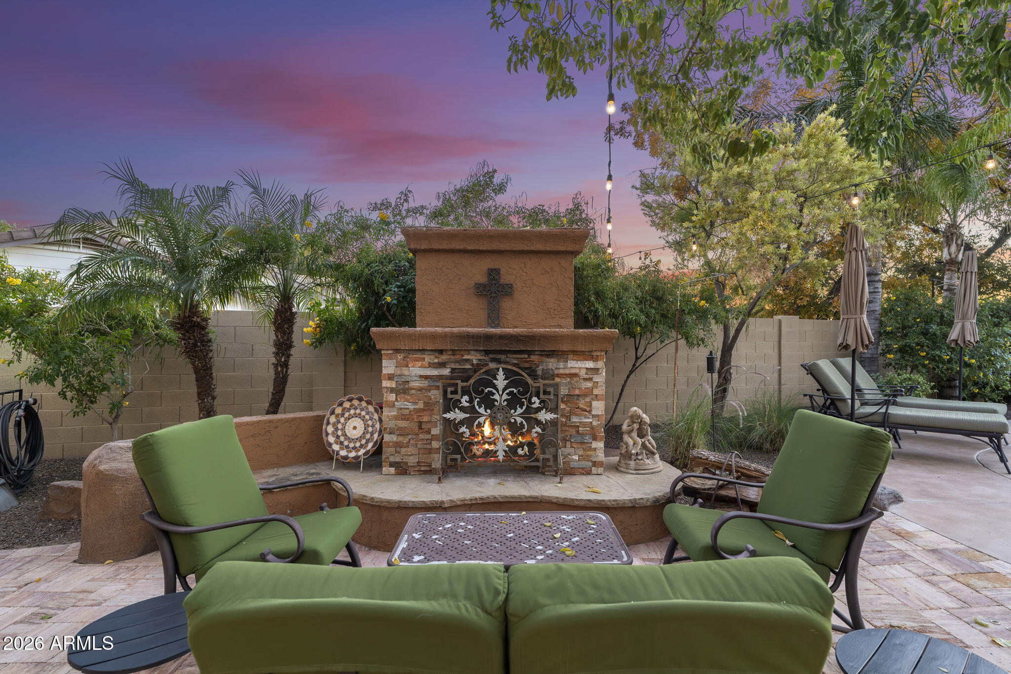 4945 East Cheery Lynn Road Phoenix, AZ 85018 - Photo 27 of 41 Large Outdoor Fireplace