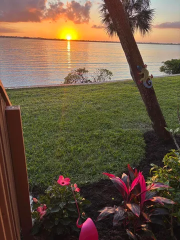 a view of an outdoor space and a lake view