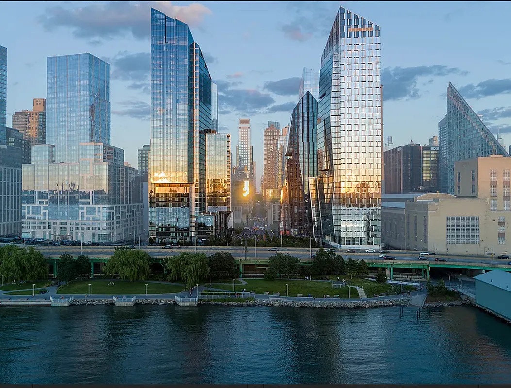 30 Riverside Boulevard, Unit 23P Manhattan, NY 10069 - Photo 2 of 29 a view of residential houses with outdoor space and lake view