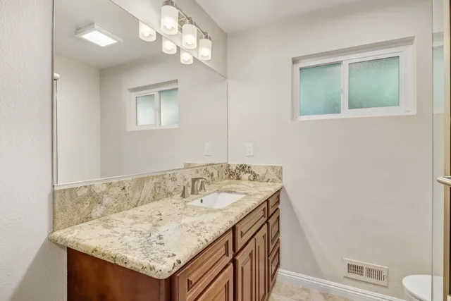 a patio with an outdoor space