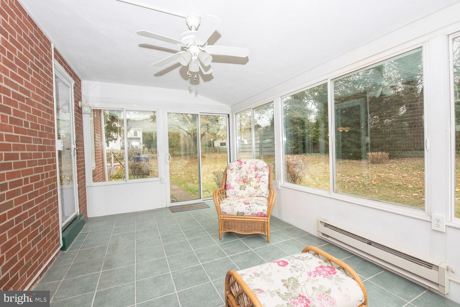 219 Wentworth Road Wayne, PA 19087 - Photo 15 of 32 Three Season Sun Porch with slider to backyard