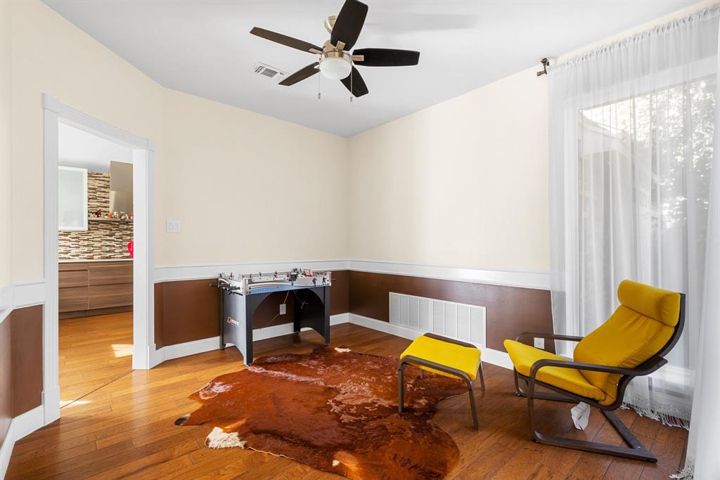 2609 Castle Road Burleson, TX 76028 - Photo 7 of 25 a living room with furniture and wooden floor