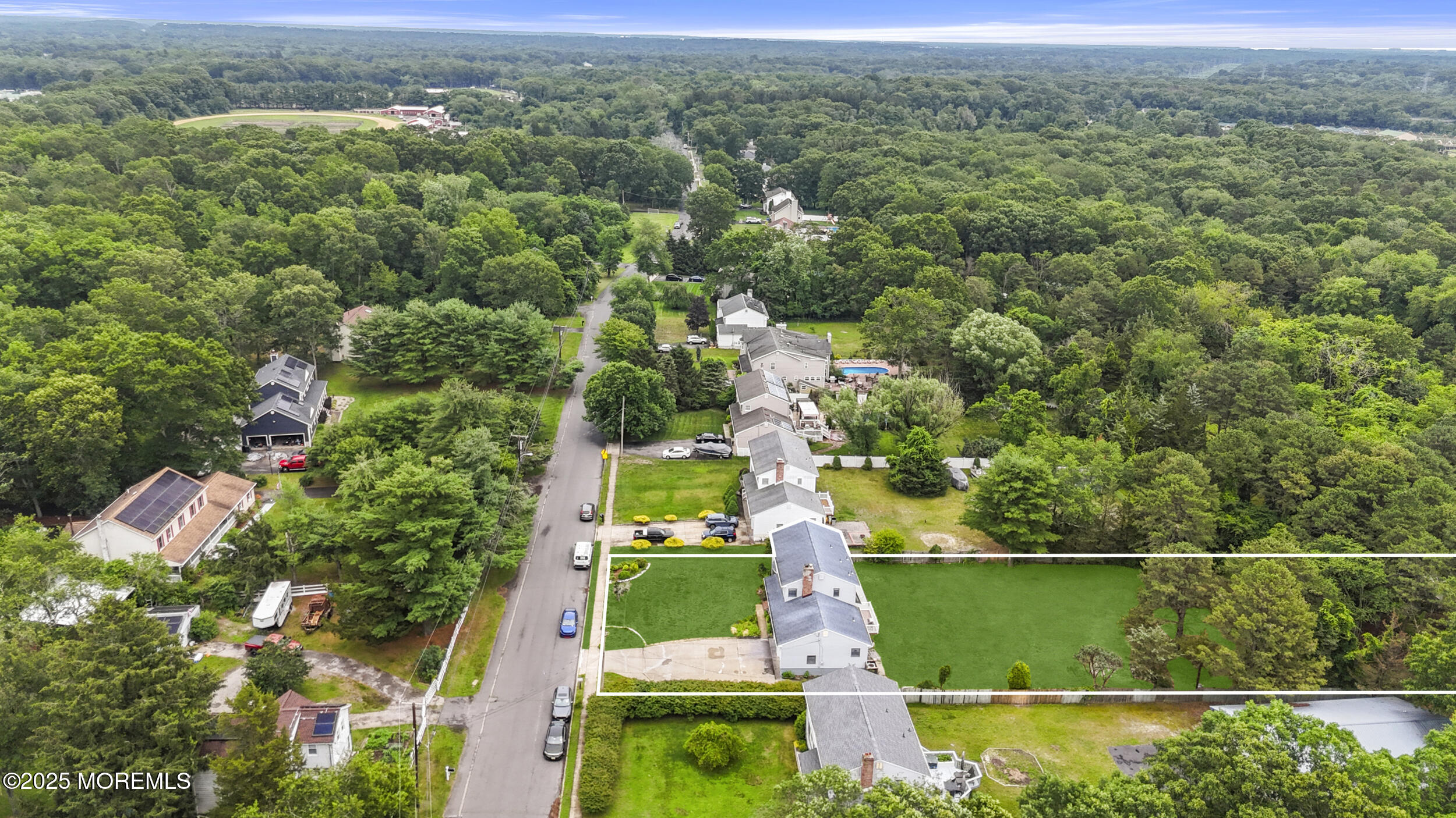 444 Pfister Road Jackson, NJ 08527 - Photo 36 of 40 an aerial view of residential houses with outdoor space and trees