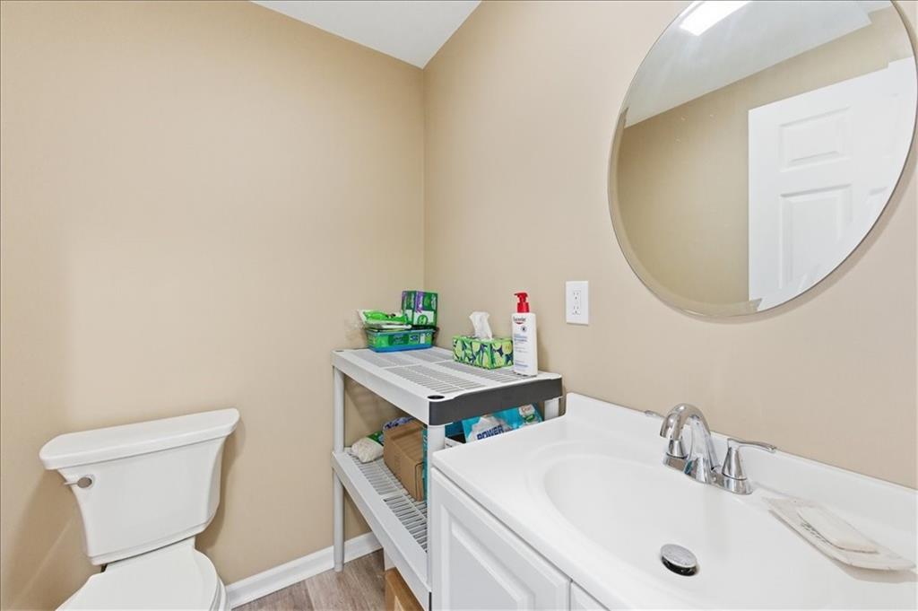 261 Hilltop Acres Road Slippery Rock, PA 16057 - Photo 18 of 35 a bathroom with a sink and a mirror