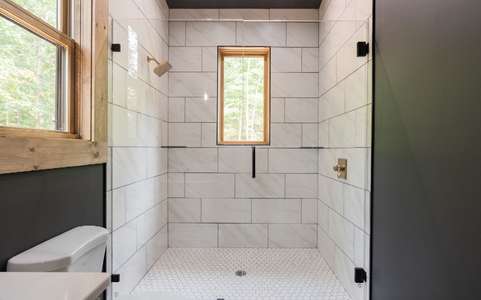140 Watkins Farm Road Blue Ridge, GA 30513 - Photo 35 of 63 a bathroom with a shower