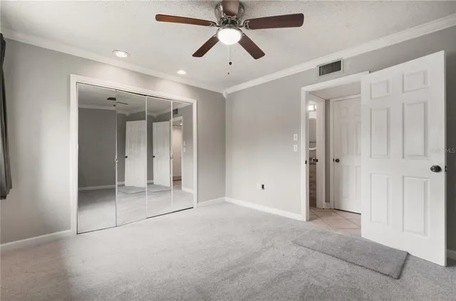 a view of an empty room