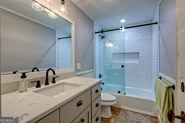 a front view of a house with a yard from balcony