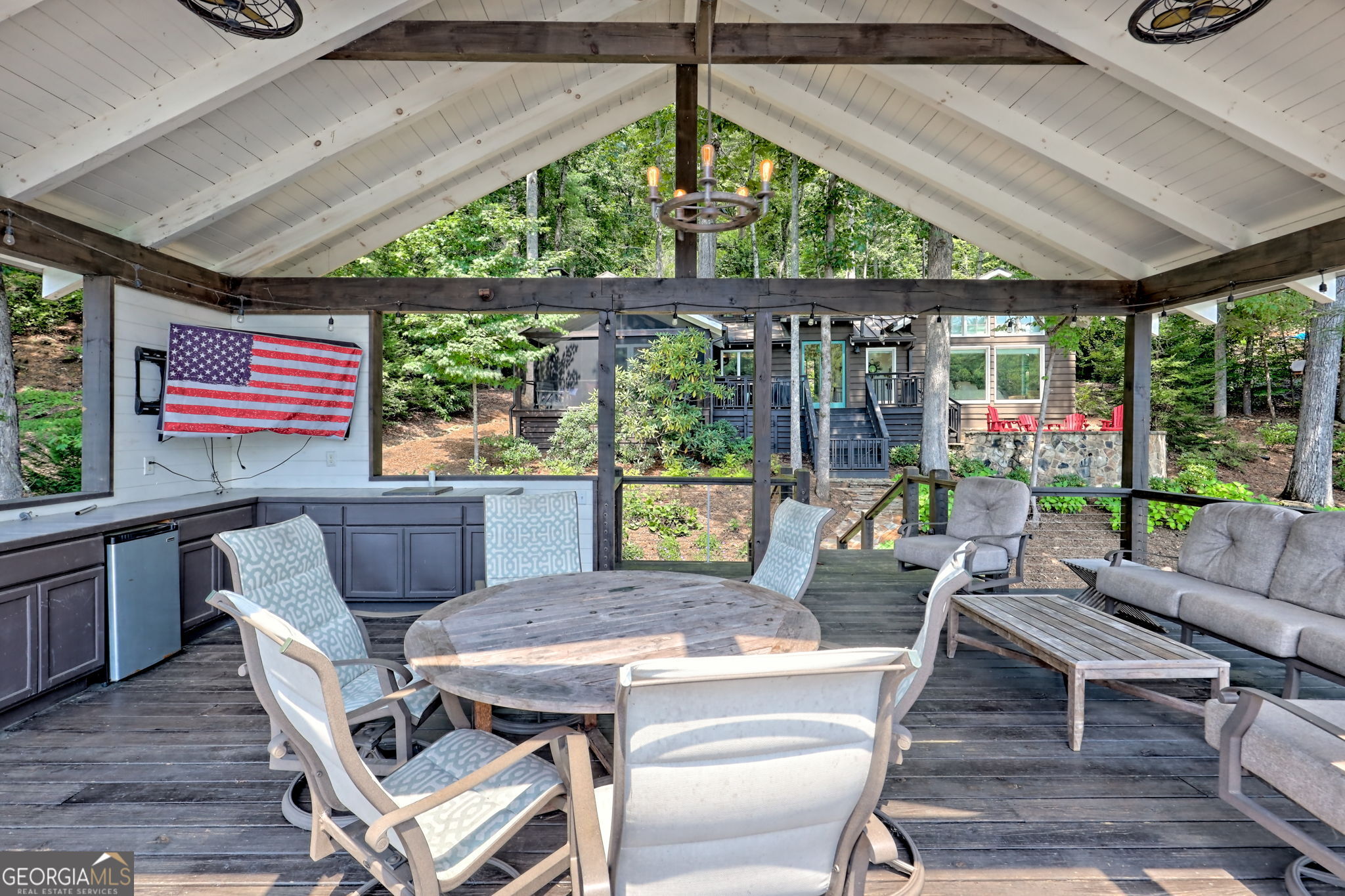 22 Cajun Loop Clayton, GA 30525 - Photo 69 of 87 a outdoor dining space with furniture and outdoor view