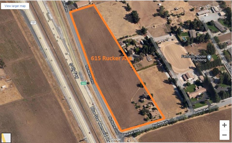 615 Rucker Avenue Gilroy, CA 95020 - Photo 6 of 13 an aerial view of a house with a backyard
