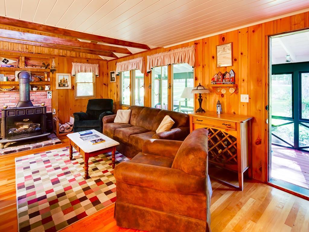 1000 Main Road Islesboro, ME 04848 - Photo 4 of 15 The living room with the Franklin...