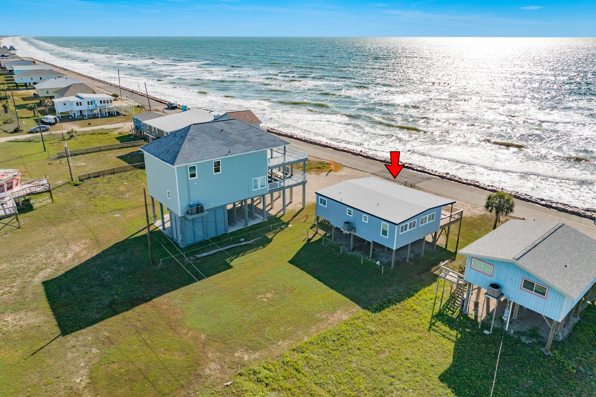 722 Beach Drive Surfside Beach, TX 77541 - Photo 6 of 34 a view of a terrace with chairs