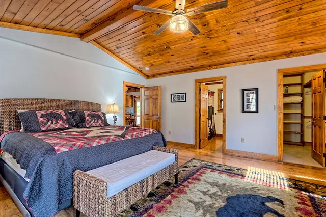 a garden view with a seating space