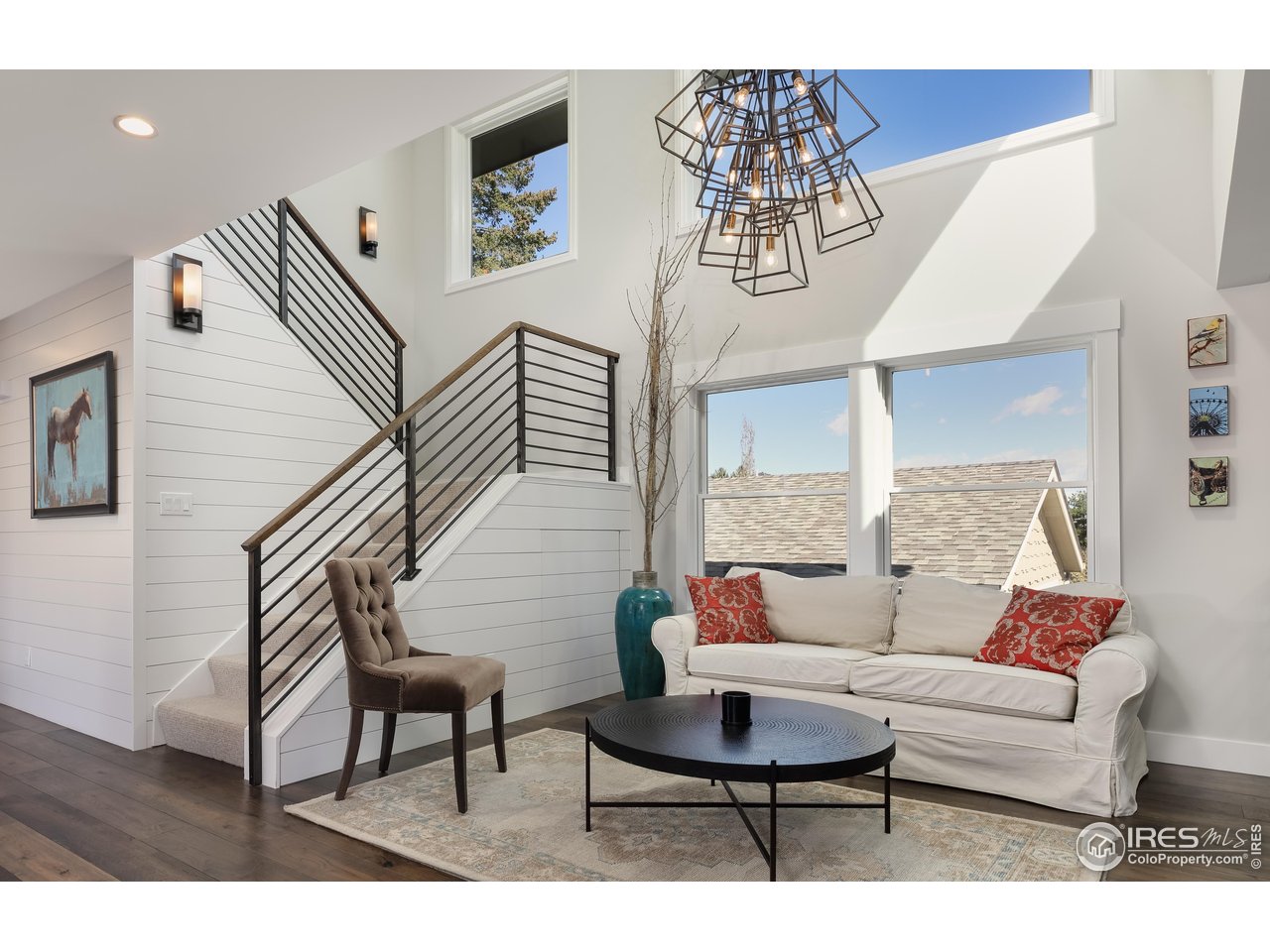 709 Baseline Road Boulder, CO 80302 - Photo 11 of 40 a living room with furniture and wooden floor