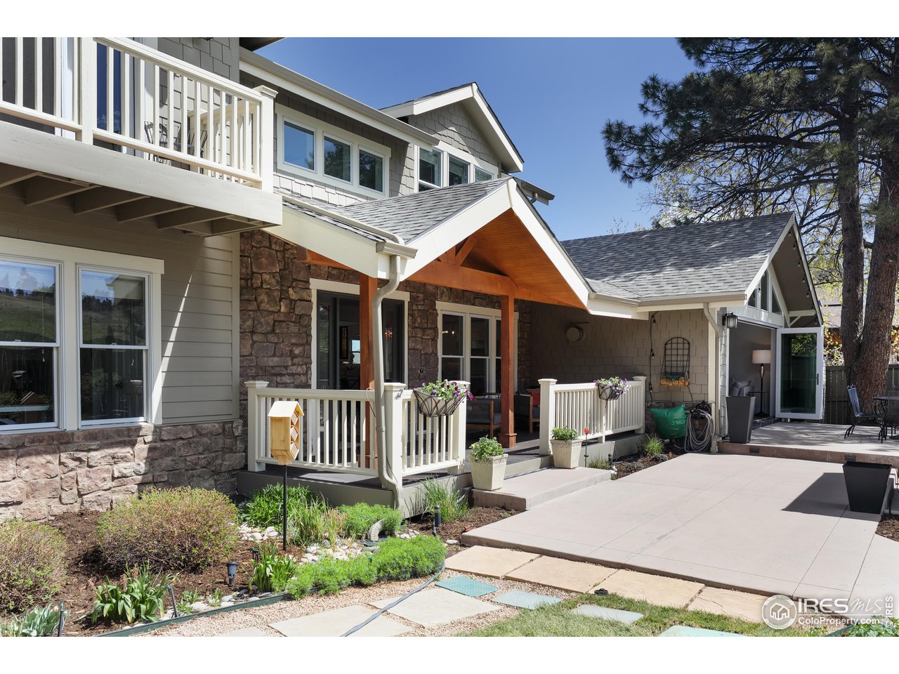709 Baseline Road Boulder, CO 80302 - Photo 4 of 40 a front view of a house with a yard