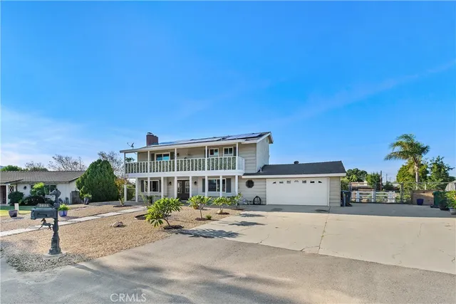 a front view of a building with street view