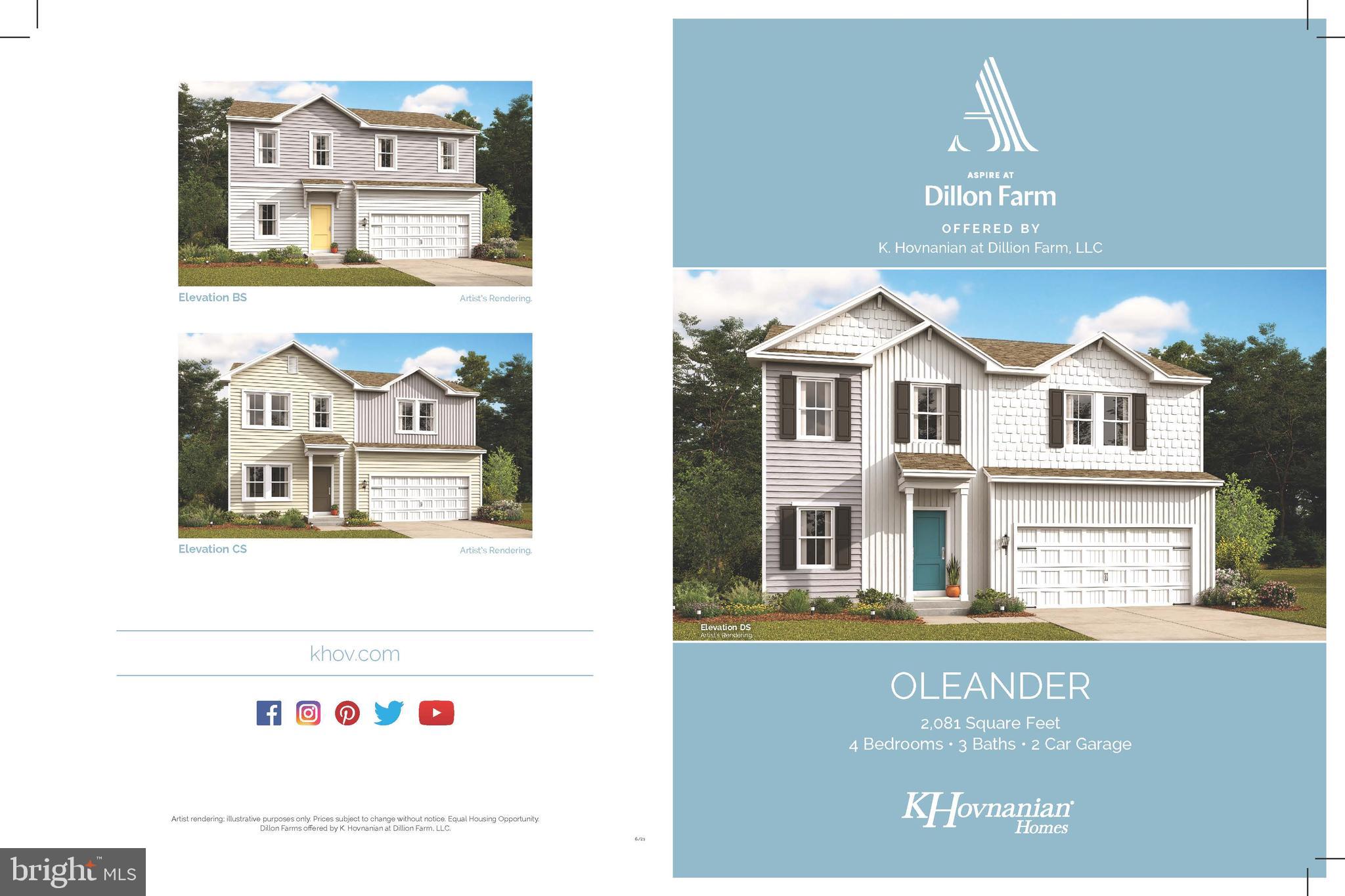 201 Whimbrel Road Hedgesville, WV 25427 - Photo 3 of 29 Oleander Brochure