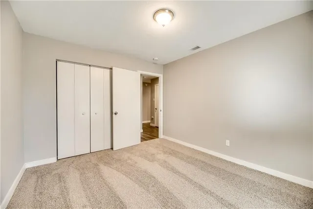 a view of empty room