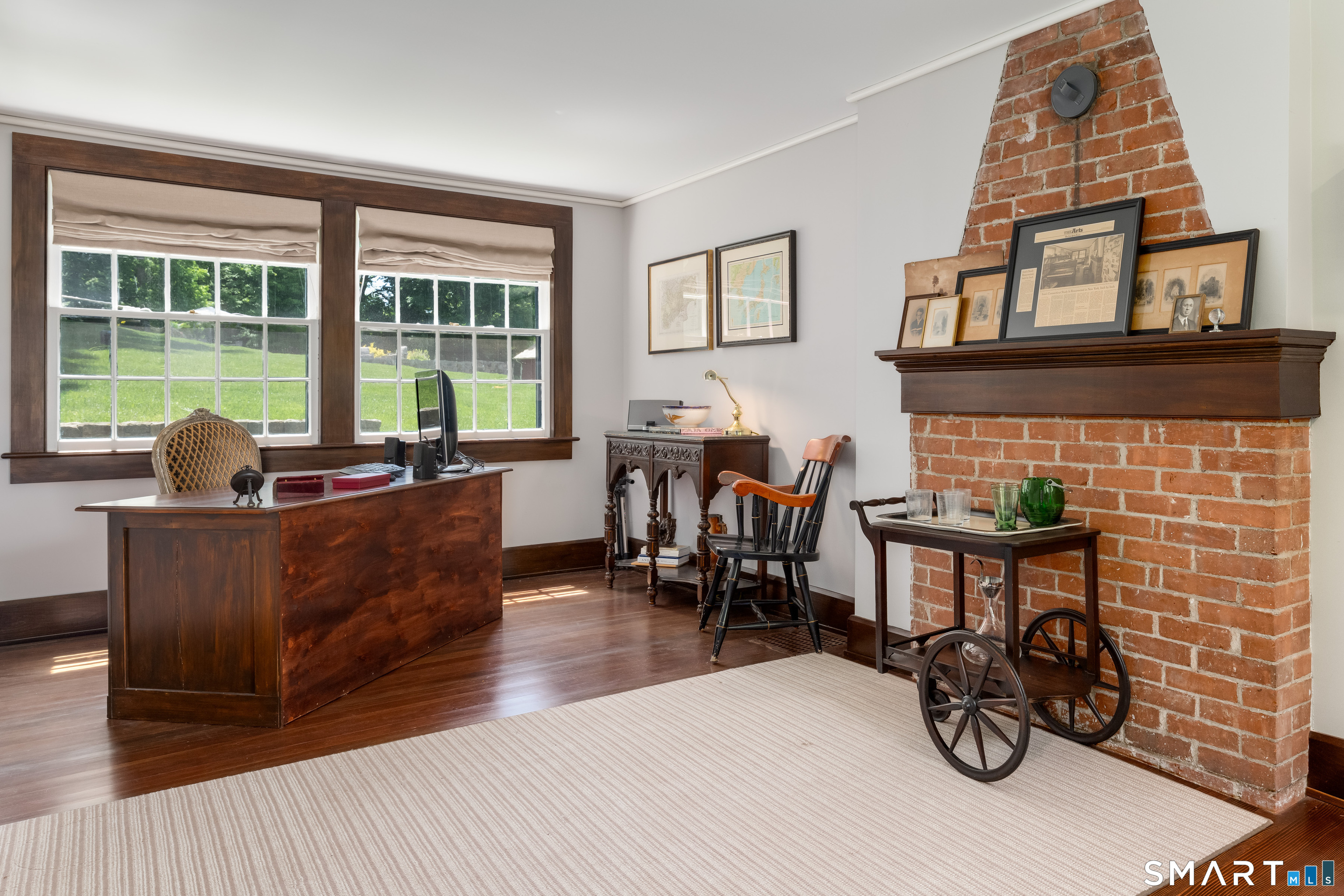 240 Umpawaug Road Redding, CT 06896 - Photo 15 of 40 The Office/Study is the room where Ives worked and composed some of his best-known works.