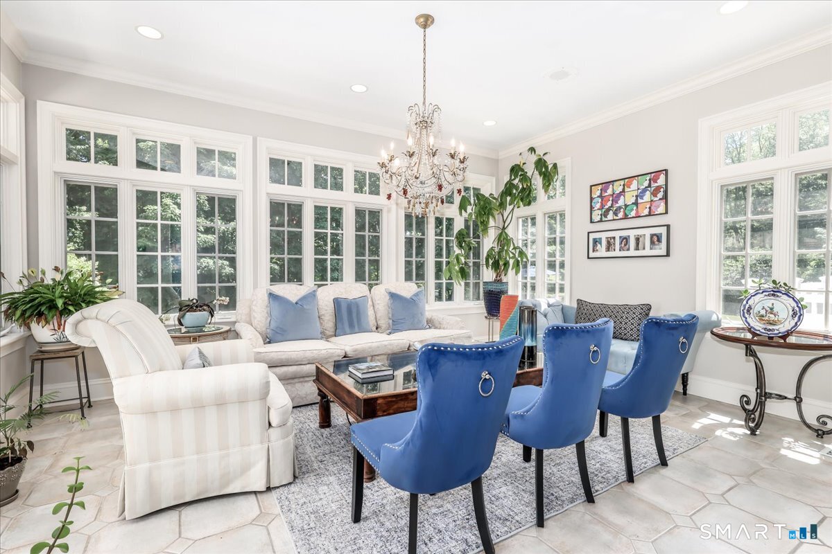 170 Branchville Road Ridgefield, CT 06877 - Photo 15 of 36 Light filled room with easy access to patio, pool and spa