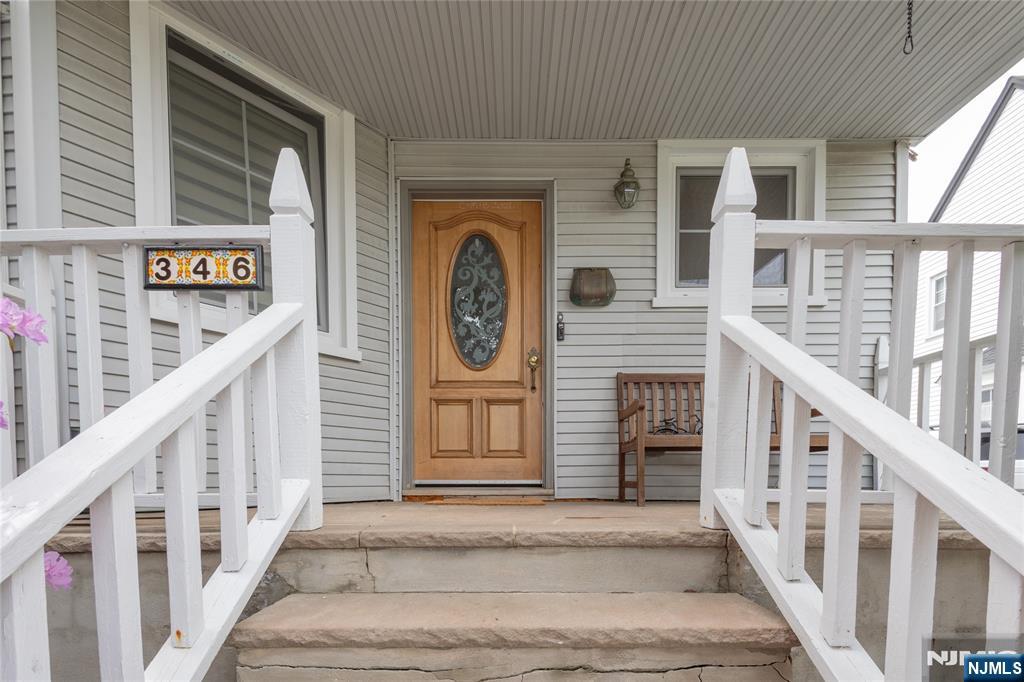 346 Cleveland Avenue, Unit 2 Hasbrouck Heights, NJ 07604 - Photo 5 of 39 a view of front door of stairs