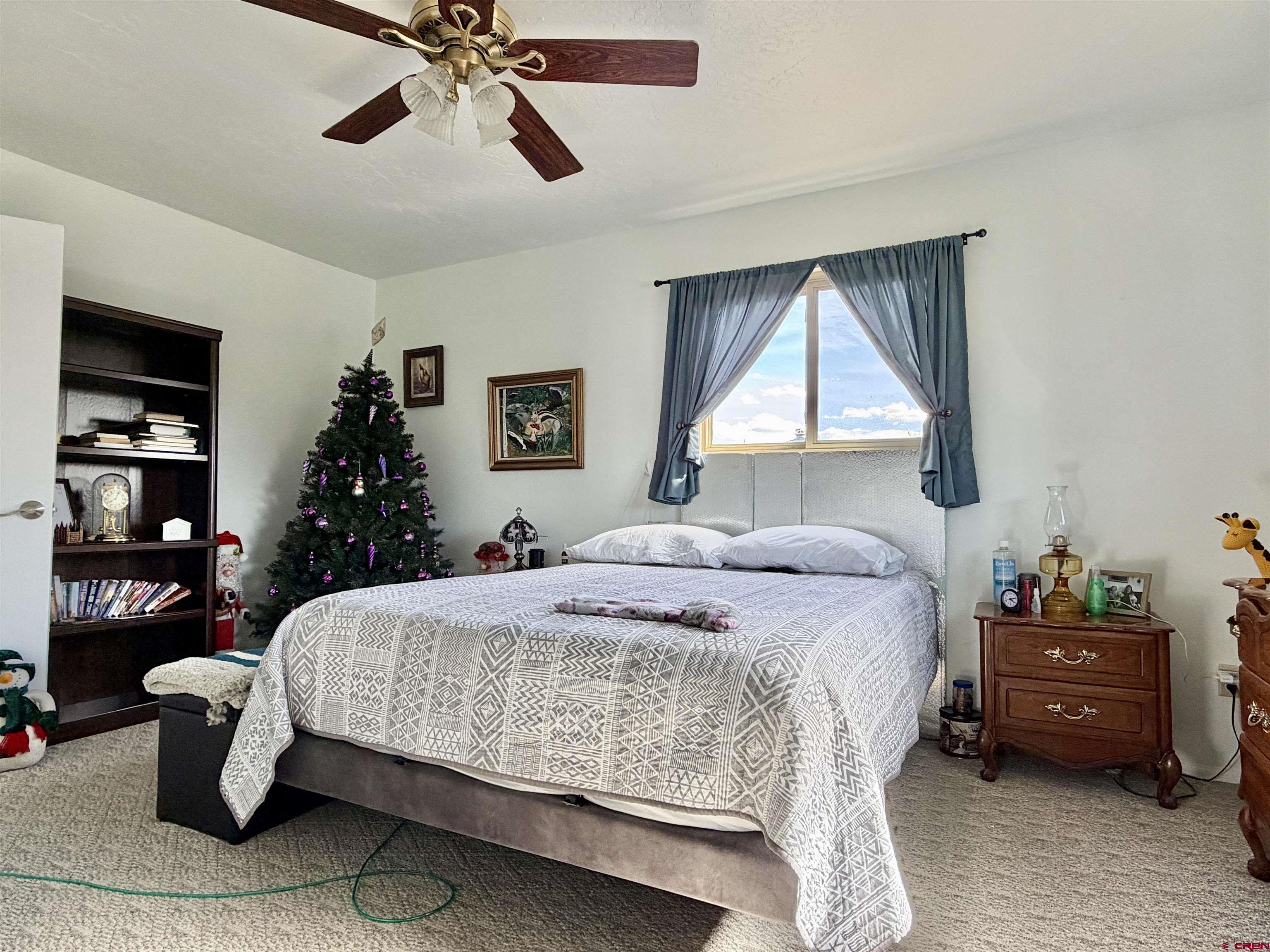 265 Northwest 10th Street Cedaredge, CO 81413 - Photo 20 of 40 a bedroom with a bed and a window