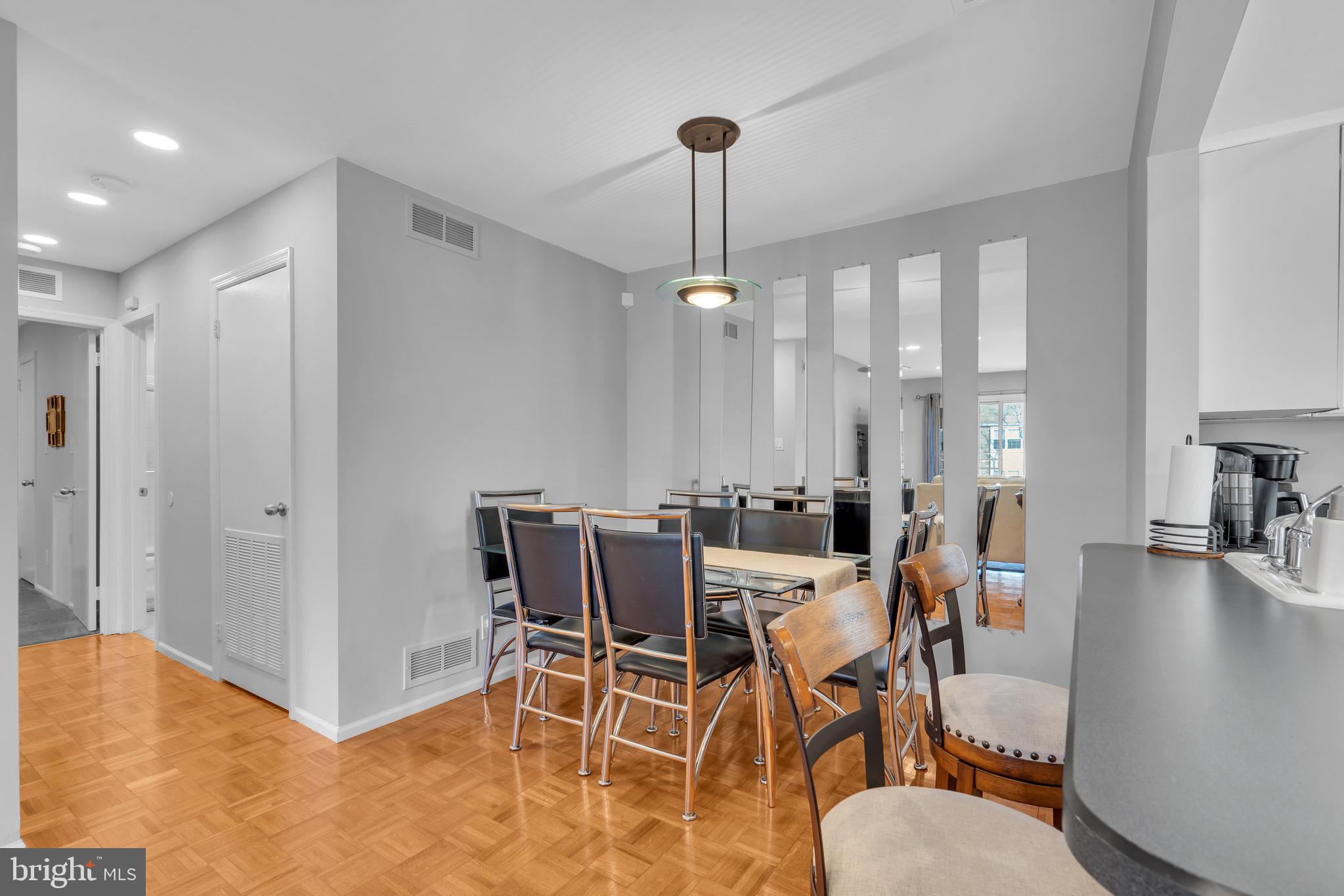 1508 B Ralston Drive Mount Laurel, NJ 08054 - Photo 13 of 29 a view of a dining room with furniture wooden floor and chandelier
