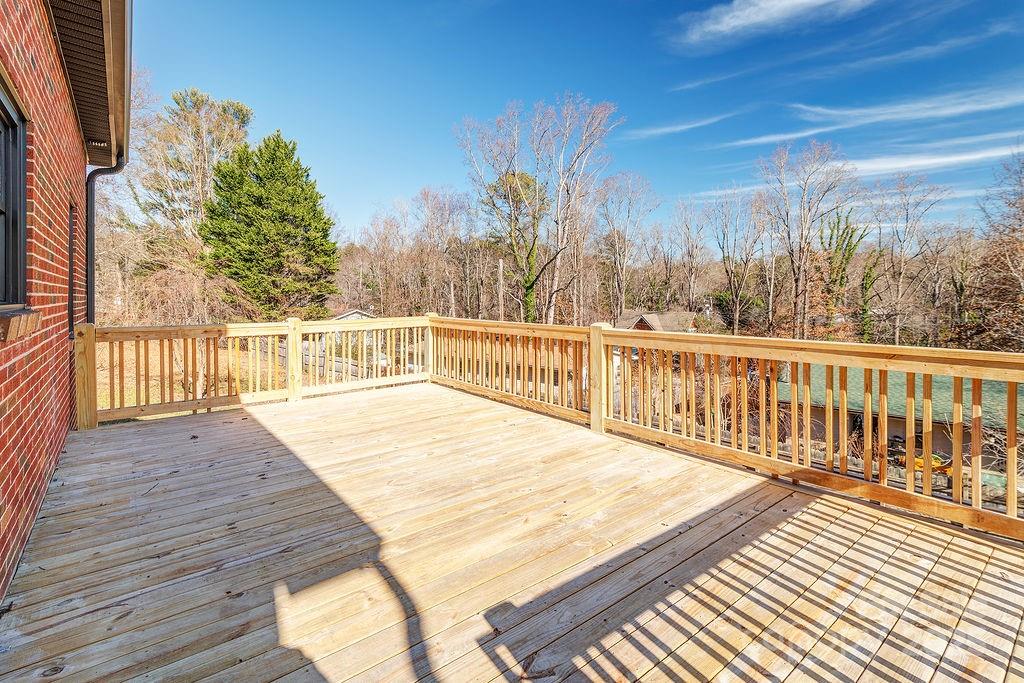 55 Cisco Road Asheville, NC 28805 - Photo 33 of 38 a view of a balcony with wooden floor