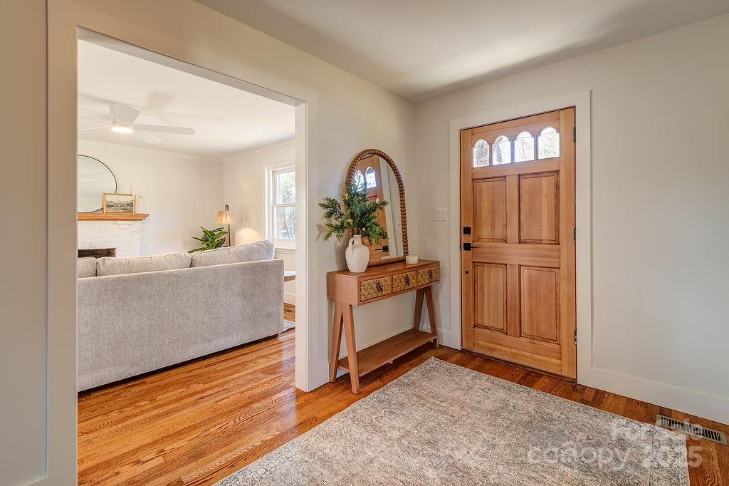 55 Cisco Road Asheville, NC 28805 - Photo 4 of 38 a view of living room and front door