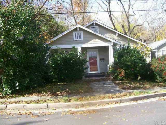 1317 Dale Street Raleigh, NC 27605 - Photo 1 of 3 FRONT VIEW