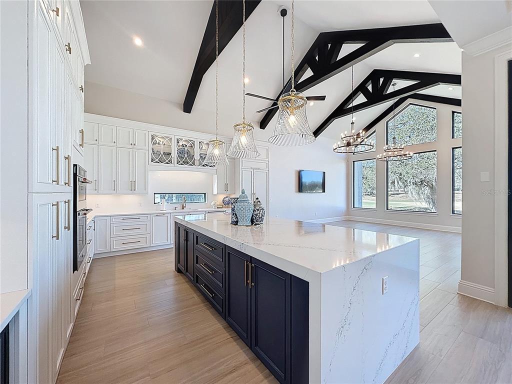 7394 Gathering Court Reunion, FL 34747 - Photo 10 of 44 a kitchen with stainless steel appliances granite countertop lots of counter top space and wooden floor