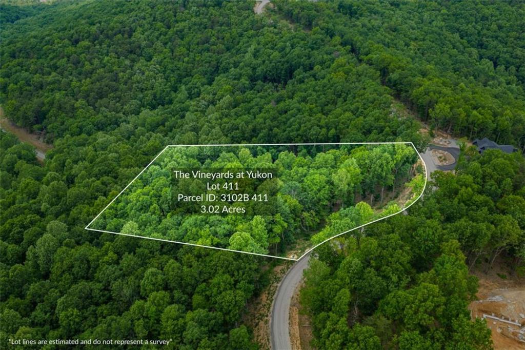 411 Calloway Mountain Road Talking Rock, GA 30175 - Photo 2 of 13 an aerial view of a house and trees all around