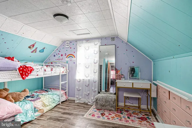 a view of a hallway with entryway